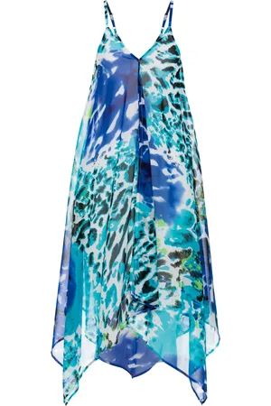 bonprix Chiffon Strand Maxikleid