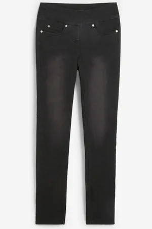 bonprix Straight-Jeans Mid Waist, Super Stretch mit Bequembund