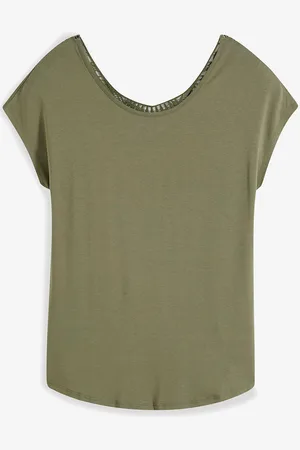 bonprix Shirt mit Häkeleinsatz