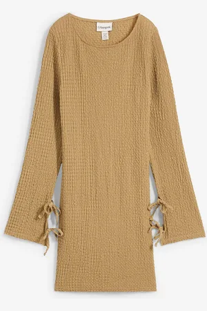 bonprix Minikleid aus strukturiertem Crêpe