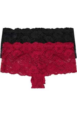 bonprix Panty mit Spitze (2er Pack)