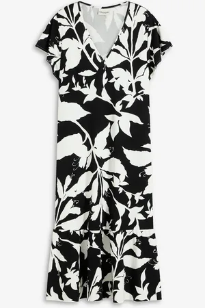 bonprix Midikleid mit Flügelärmeln
