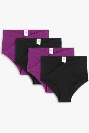 bonprix Taillenslip mit V-Shape mit Bio-Baumwolle (4er Pack)