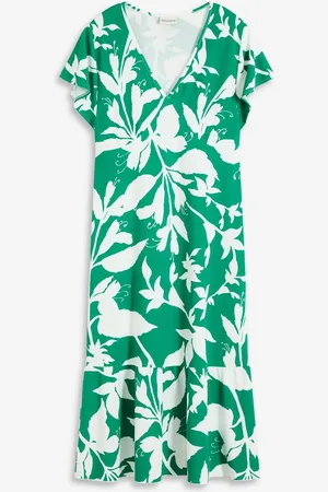 bonprix Midikleid mit Flügelärmeln