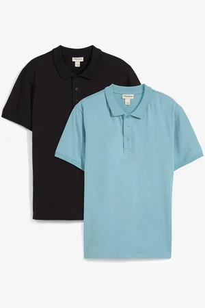 bonprix Jersey-Poloshirt (2er Pack) aus reiner Bio-Baumwolle