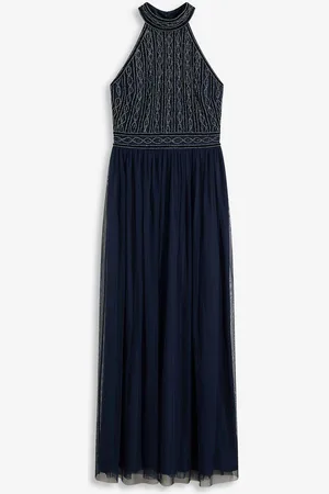 bonprix Maxikleid mit Perlenstickerei