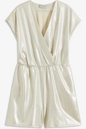 bonprix Jersey-Jumpsuit mit tiefem Ausschnitt