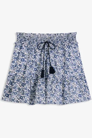 bonprix Boho-Minirock aus leichter Baumwolle