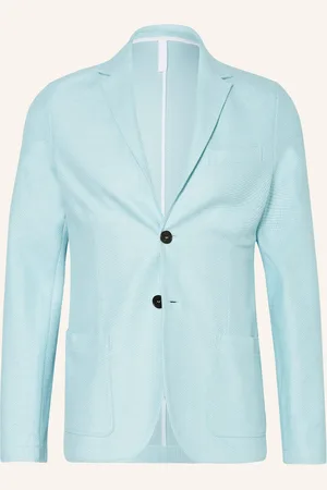 Harris Wharf London Leinensakko Extra Slim Fit blau