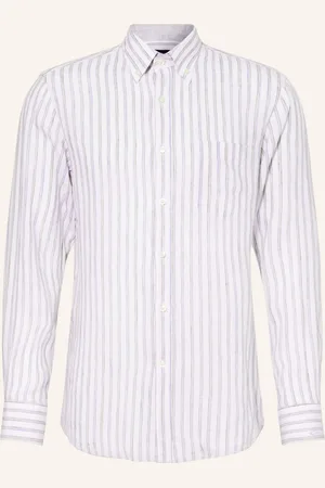 Paul & Shark Leinenhemd Regular Fit weiss