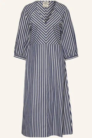 Baum und Pferdgarten Kleid Aba Mit 3/4-Arm blau