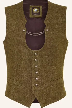 Hammerschmid Trachtenweste Adrian Slim Fit gruen