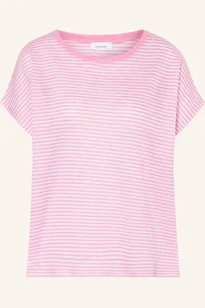 DARLING HARBOUR T-Shirt Aus Leinen rosa