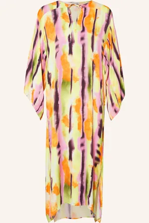 Mrs & HUGS Satinkleid Mit 3/4-Arm gruen
