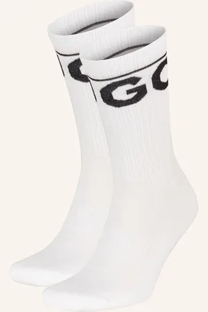 HUGO BOSS 2er-Pack Strümpfe Rib Iconic weiss
