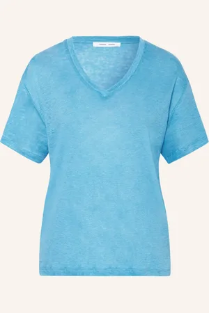 Samsøe Samsøe Samsøe Samsøe Leinenshirt Saeli Aus Leinen blau
