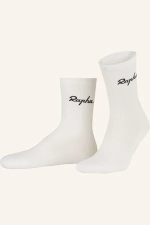 Rapha Socken Cotton Crew weiss