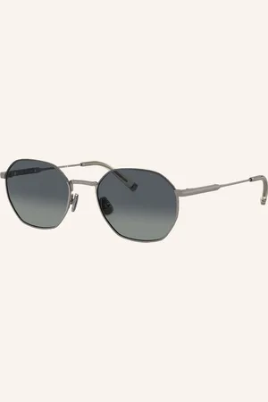 Brunello Cucinelli Sonnenbrille bc2003st Intarsia Rays grau