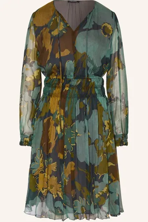 Luisa Cerano Seidenkleid blau