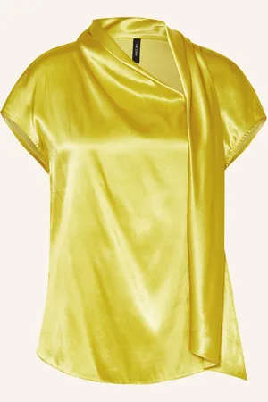 Marc Cain Blusenshirt Aus Satin gelb