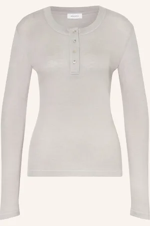 DARLING HARBOUR Henley-Shirt grau