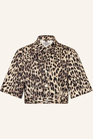 Baum und Pferdgarten Cropped-Bluse Majsa braun
