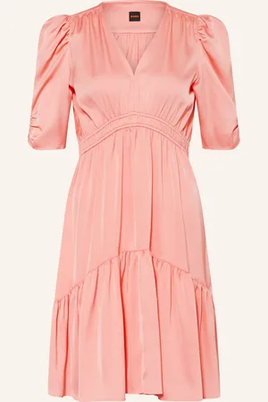 HUGO BOSS Satinkleid Dizziano rosa