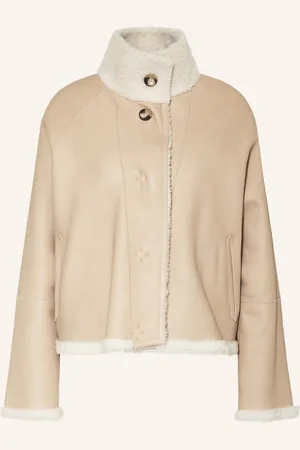 arma leder Lederjacke Zum Wenden weiss