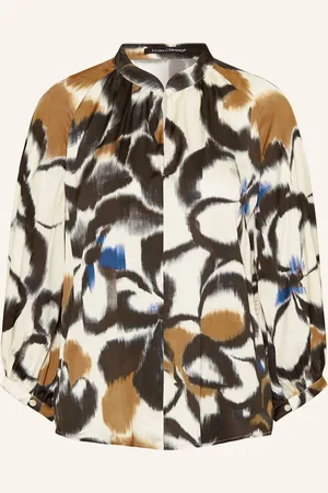 Luisa Cerano Satinbluse Mit 3/4-Arm weiss