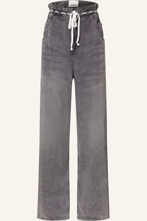 Marant Etoile Paperbag-Jeans Jordy grau