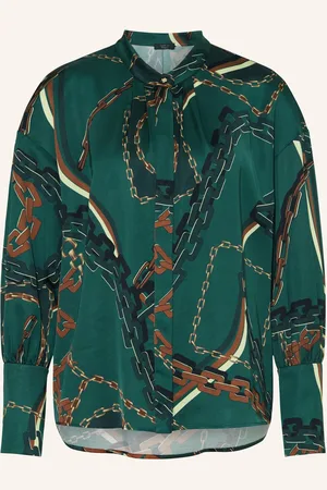 Marc Cain Satinbluse gruen