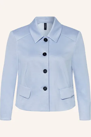 Marc Cain Kastenjacke Aus Jersey blau