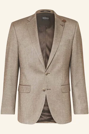 Digel Anzugsakko Ezzo Modern Fit braun
