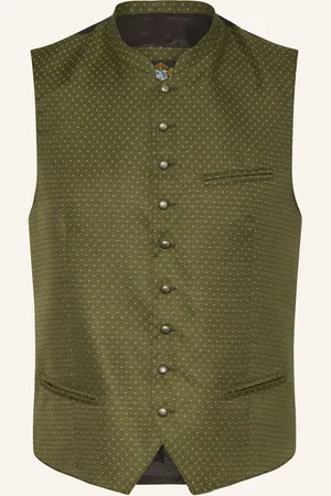 Hammerschmid Trachtenweste Frank Slim Fit gruen