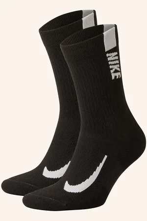 Nike 2er-Pack Laufsocken Multiplier schwarz