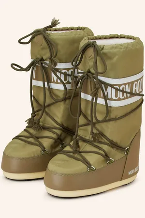 Moon Boot S Icon Nylon gruen