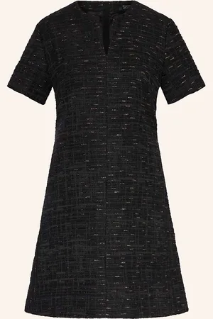 SLY 010 Addition Tweed-Kleid Mit Glitzergarn schwarz