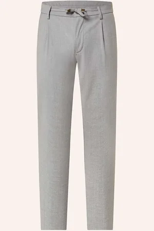 Masons Hose New York Im Jogging-Stil Extra Slim Fit grau
