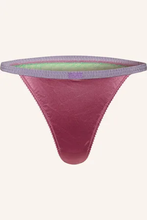 LOVE Stories String Charlotte Aus Satin lila