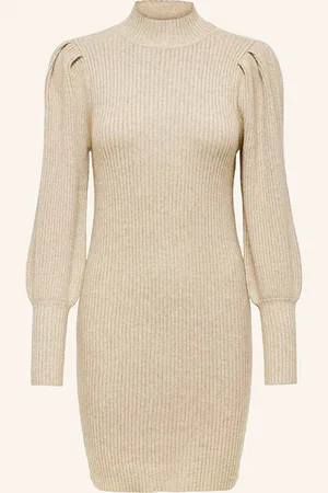 ONLY Strickkleid braun
