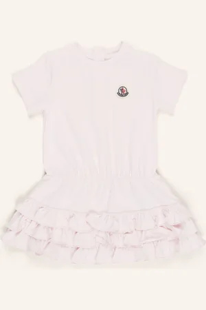 Moncler Kleid Mit Rüschen pink
