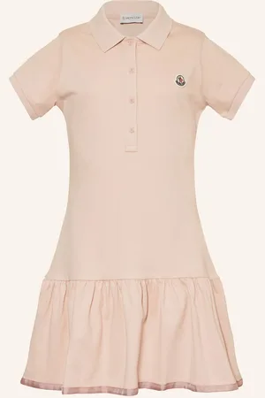 Moncler Piqué-Polokleid pink