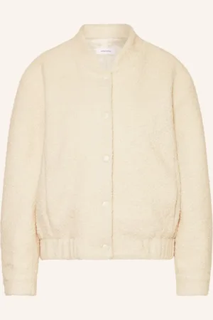 DARLING HARBOUR Blouson Aus Teddyfell weiss