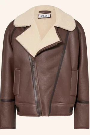 Loewe Lederjacke braun