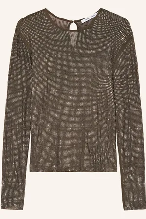 Samsøe Samsøe Samsøe Samsøe Longsleeve Samagda Mit Schmucksteinen gruen