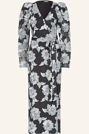 ROTATE Wickelkleid schwarz