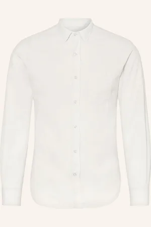 OFFICINE GENERALE Cordhemd Lipp Slim Fit weiss