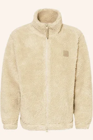 Rains Teddyfell-Jacke Kofu beige