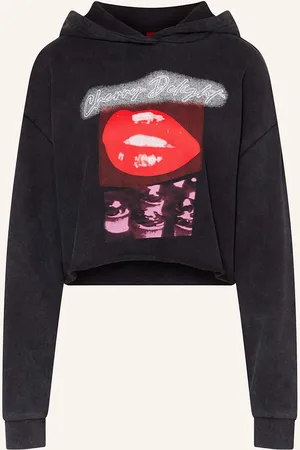 HUGO BOSS Hoodie Dephana schwarz