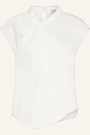 Neo Noir Blusenshirt Fleur Aus Satin weiss
